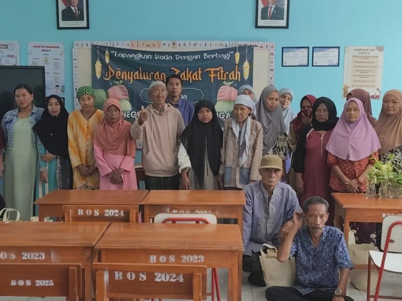 PEMBAGIAN ZAKAT FITRAH 2026 SDN 1 PELEYAN KAPONGAN