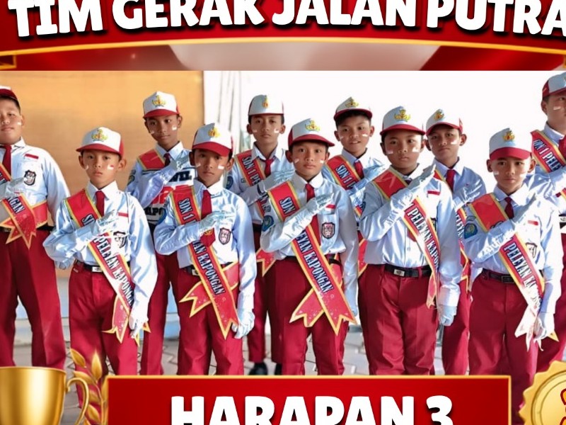 SDN 1 Peleyan Kapongan Raih Juara Harapan 3 dalam Lomba Gerak Jalan Putra